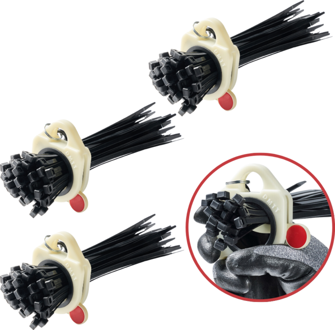 타이밴 타이밴드 케이블타이 홀더, 3개