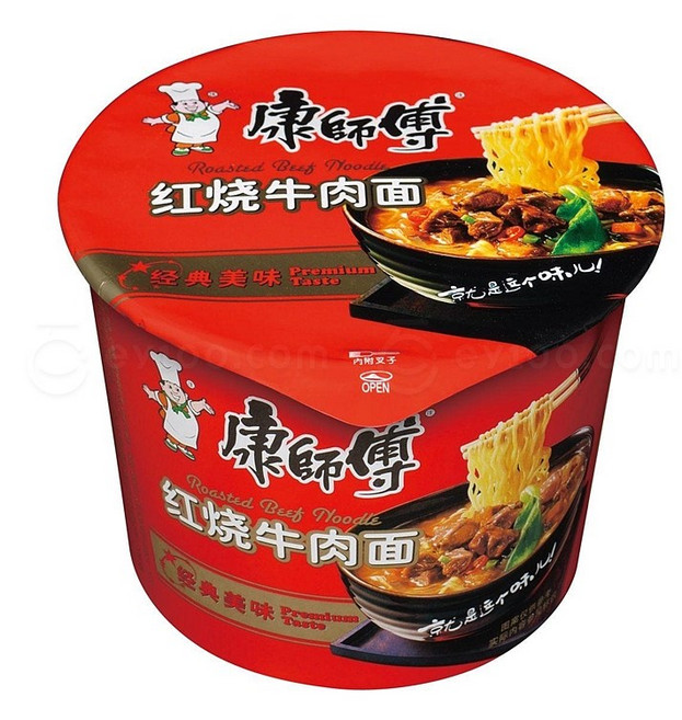 캉스푸 홍소우육향 컵라면 110g, 1개