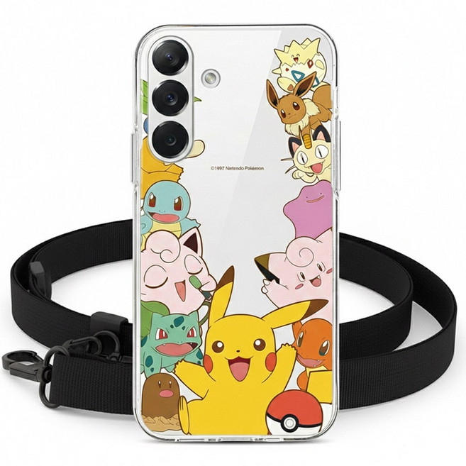 포켓몬 케이스 목걸이 스트랩 키즈폰 젬폰 포켓피스 폼폼푸린폰 에디션