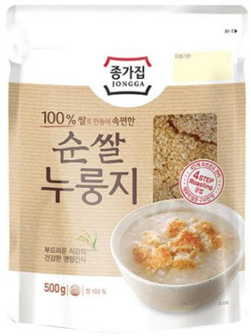 [종가집] 청정원 순쌀 누룽지 250g x 6개, 500g, 7개