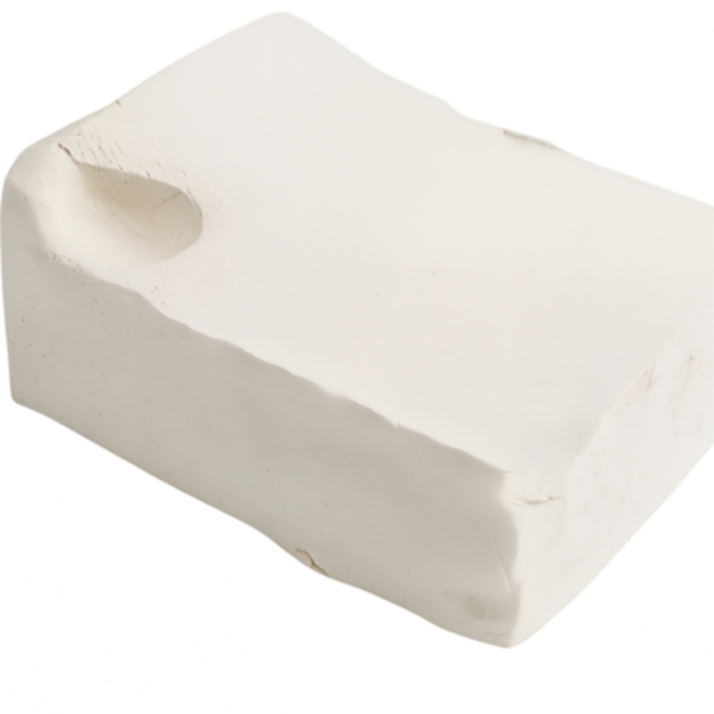 숲인더시티 공예 유점토 소프트 500g, 하이 화이트 클레이, 4개