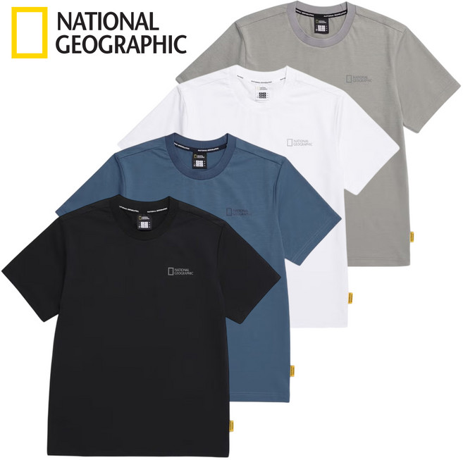 [매장발송] 내셔널지오그래픽 남여공용 반팔티 티셔츠 시원한 기능성 여름 등산 캠핑 운동 상의