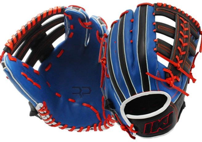 인코자바 외야 야구글러브 12.75인치 쌍십자웹 로얄블루/블랙 RP TW-8, 1개