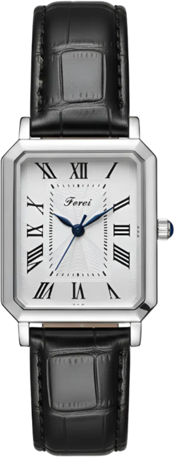 라닛트 여성 클래식 사각 가죽 스트랩 시계 포멀 데일리 워치