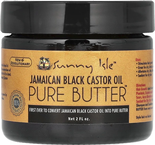 Sunny Isle 자메이카 블랙 캐스터 오일 Pure Butter 2fl oz, SunnyIsle자메이카블랙캐스터오일PureButter, 1개 - 쿠팡