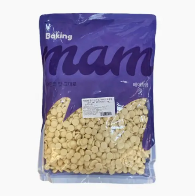 칼리바우트 화이트초콜릿 소분 (칼레 W2 벨기에산), 1개, 1kg