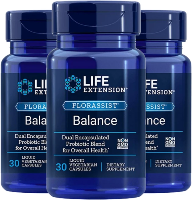 라이프익스텐션 FLORASSIST 밸런스 액상 베지캡슐 30정, 3개 - 쿠팡