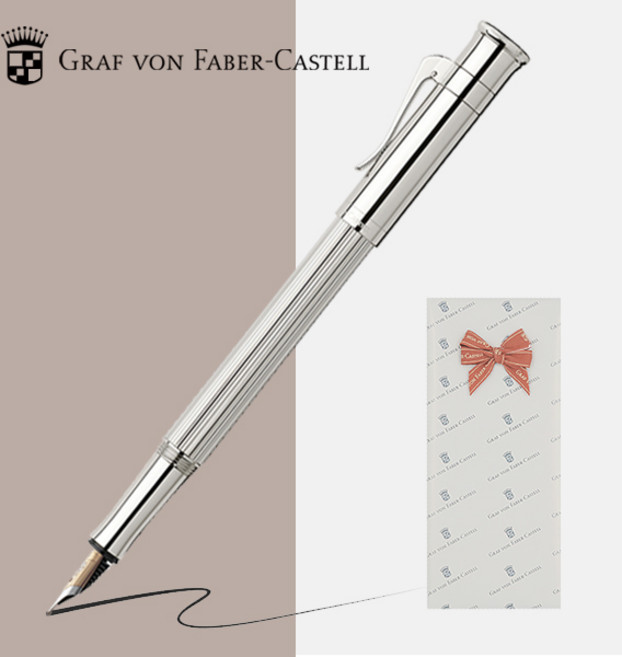 그라폰 파버카스텔 만년필 클래식 [무료선물포장], F촉(보통촉), 백금