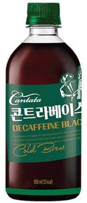 칸타타 콘트라베이스 디카페인블랙 pet, 500ml, 24개