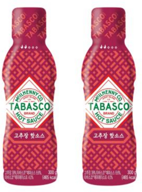 오뚜기 타바스코 고추장 핫소스 300g 2개