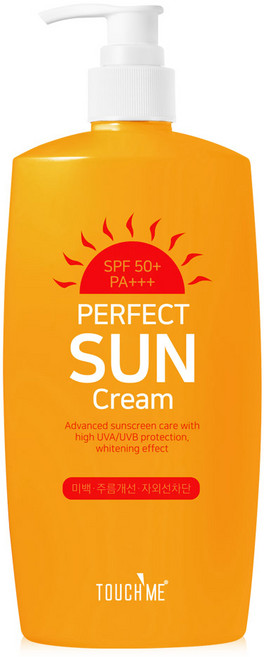 터치미 퍼펙트 썬크림 SPF50+ PA+++, 500ml, 1개