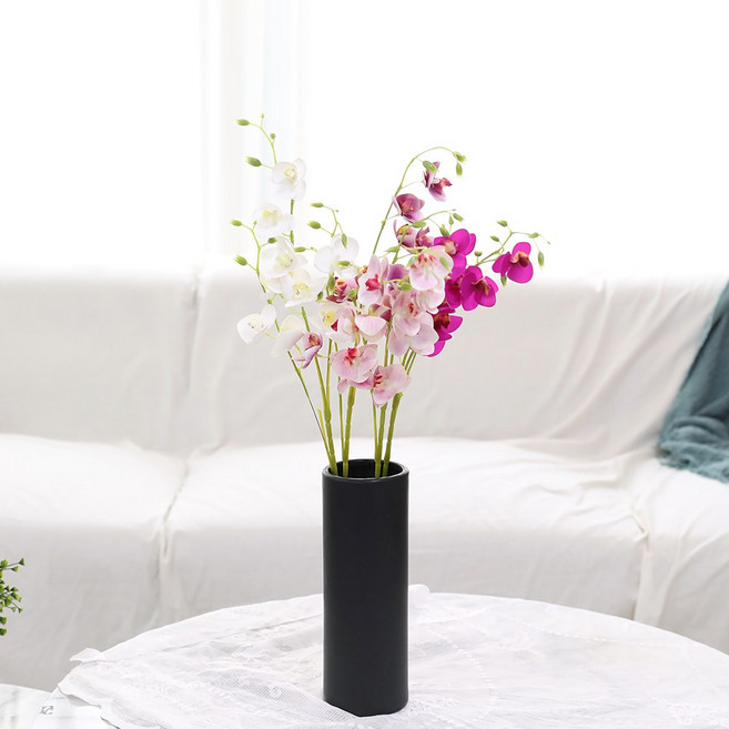 인테리어 조화 인조 나뭇가지 양난 조화가지, 양난 조화가지 크림핑크