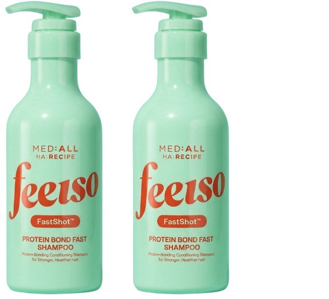 메디올 헤어레시피 영양케어 프로틴본드 패스트샴푸, 2개, 310ml