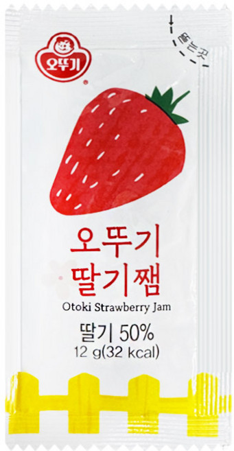 오뚜기 일회용 딸기쨈, 12g, 30개