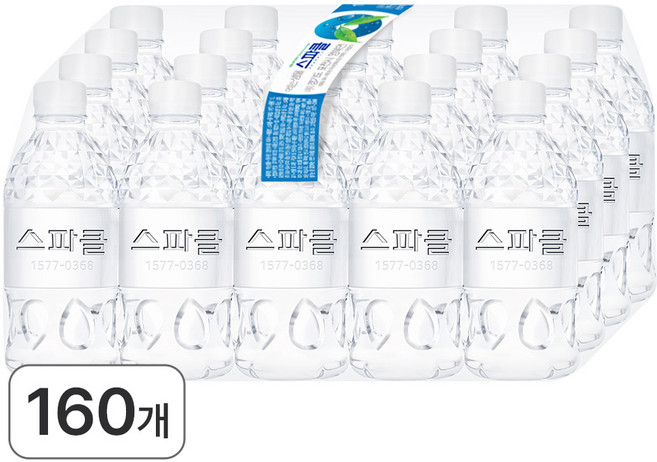 스파클 생수 무라벨, 330ml, 160개