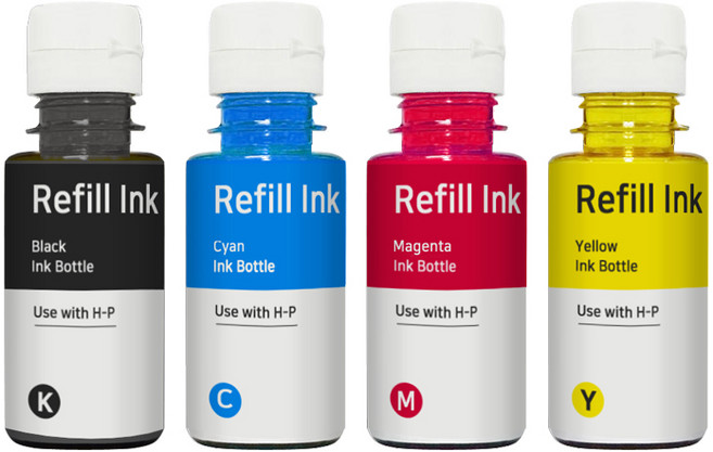 삼성 ink-K610 ink-C610 ink-M610 ink-Y610 호환 무한 리필 잉크, 4색