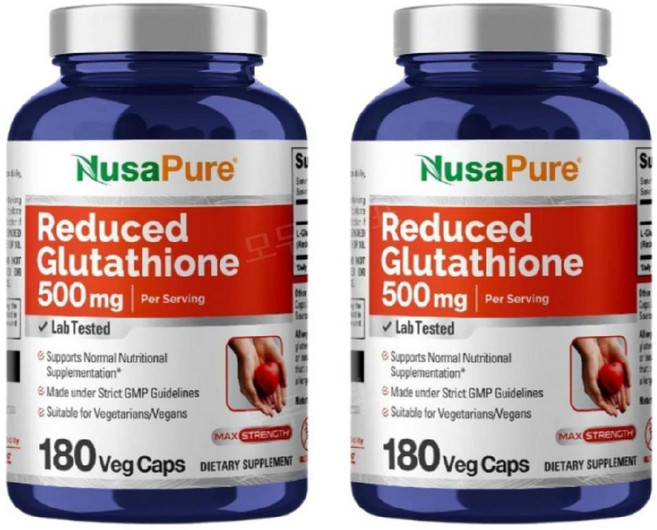 누사퓨어 엘 L 글루타치온 리듀스드 클루타티온 500mg 180캡슐 2개