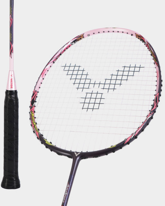 [4매듭] 빅터 아우라스피드 99 4U ARS-99 배드민턴라켓, 요넥스 엑스볼트 68, 27 파운드
