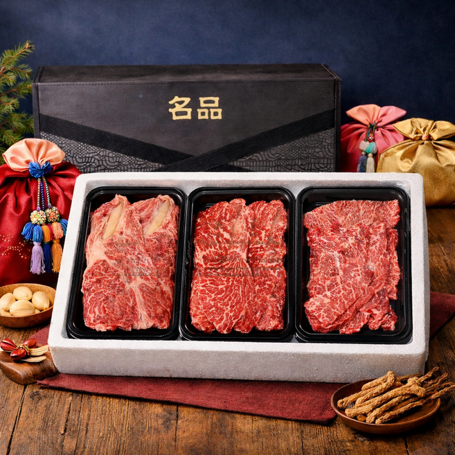 투쁠 한우 선물세트 꽃등심300g 꽃등심300g 특수부위300g, 1개