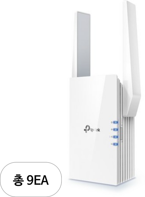 티피링크 기가비트 Wi-Fi 6 확장기, RE505X, 9개