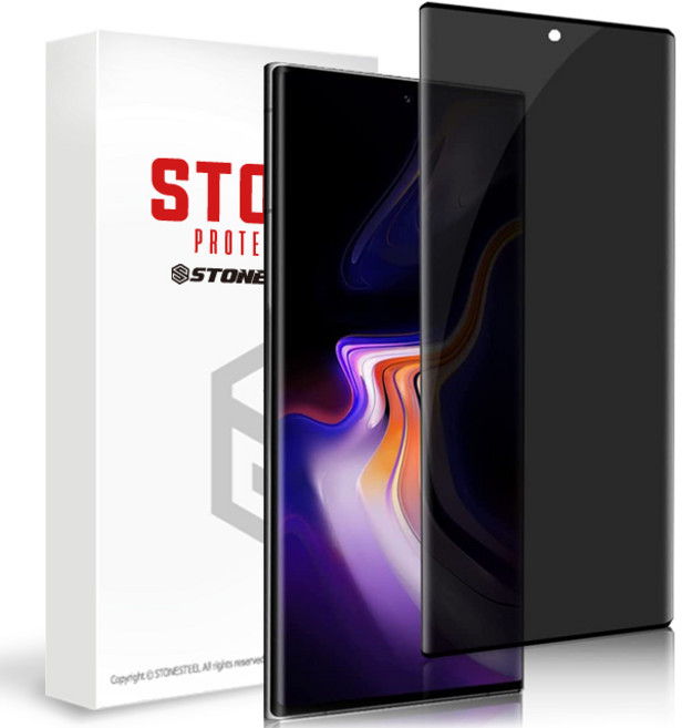 스톤스틸 안티 스파이 사생활 보호 프라이버시 풀커버 강화유리 필름, 1개