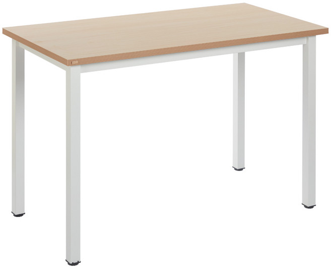 레인저테이블 포밍 사무용 다용도 책상 학생 공부 게이밍 데스크 1800x750, 메이플비치+화이트(WWD502-MBW)