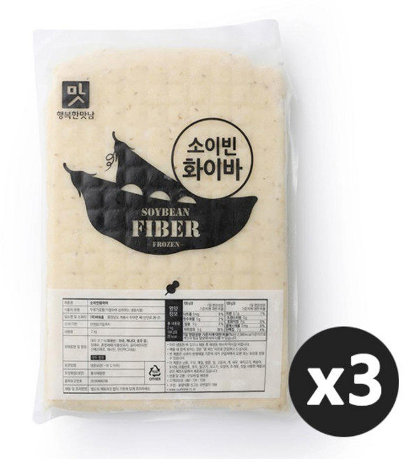 아워홈 냉동 콩비지 2kg x 3개 / 소이빈화이바 콩비지찌개