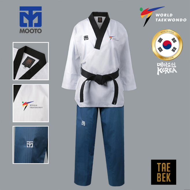무토 태백 2.1 여성 품새 단도복 WT인증 국내생산