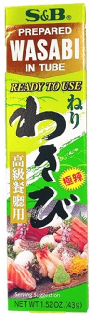 日本 S&B 山葵醬, 1個, SB山葵醬 45g(綠)