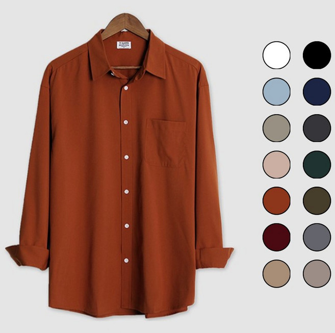 다이나믹피플 남자 구김없는 스판 링클프리 셔츠 남방 와이셔츠 빅사이즈 M~4XL