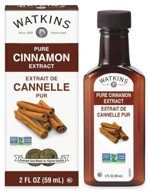 왓킨스 순수 시나몬 추출물 59ml (24개 팩) Watkins Pure Cinnamon Extract 2 Fl Oz (Pack of 24), 2 Fl Oz (24팩), 1개