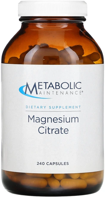 Metabolic Maintenance 마그네슘 시트레이트 캡슐 240정, 1개 - 쿠팡