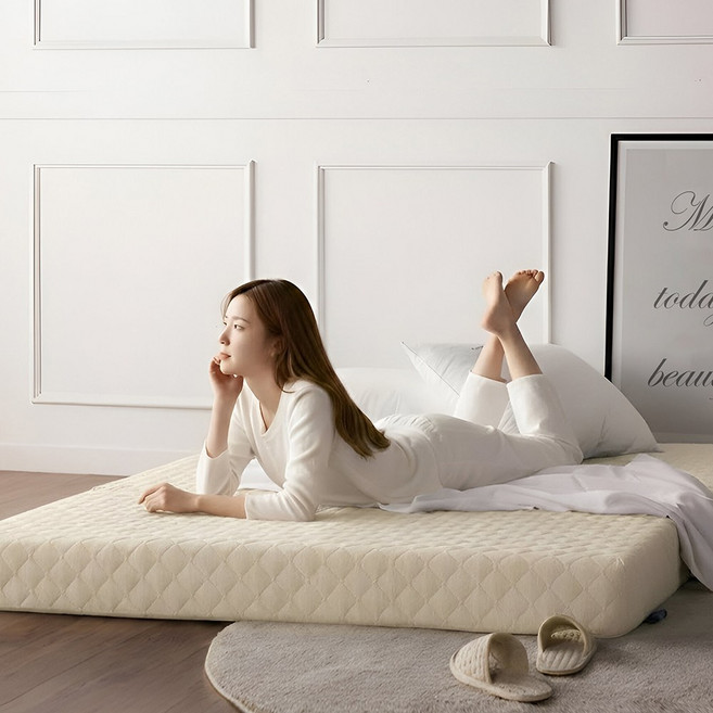 국내산 공장직영 탄탄한 3단 접이식 매트리스 방수 항균 바닥 매트리스