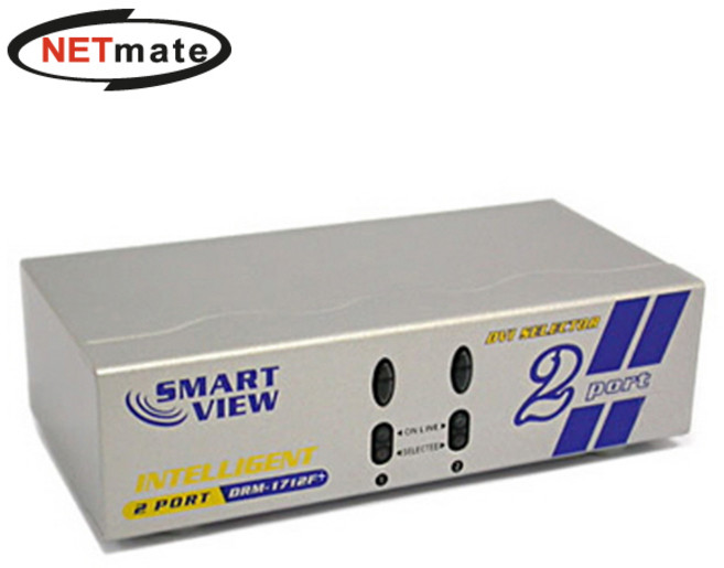 강원전자 넷메이트 DRM-1712F PLUS 고해상도 DVI 2:1 모니터 수동선택기, 1개, 상세페이지 참조, 1개
