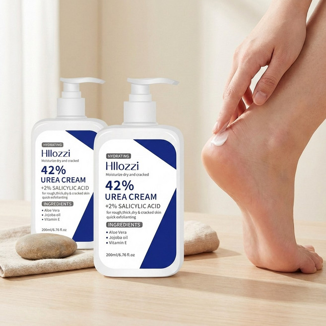 미국기술 42% 우레아 크림 풋크림 발각질제거 개선 손 발 보습 크림 피부건조 비타민E 대용량, 2개