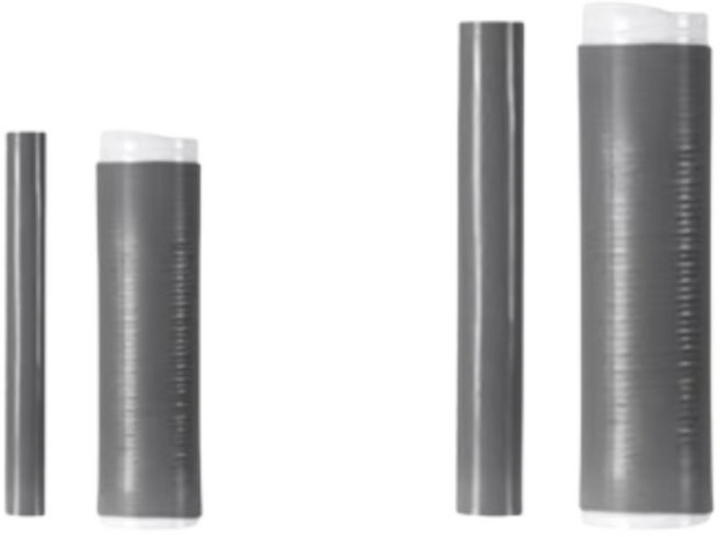 광휘몰 실리콘 커버 매직 손잡이 후라이팬 냄비 팬케이스 프라이팬 방문 다용도, 5개, 그레이, 손잡이 실리콘 커버 L