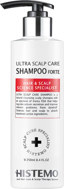 히스테모 울트라 스칼프 케어 샴푸 대용량 탈모, 250ml, 1개 - 쿠팡