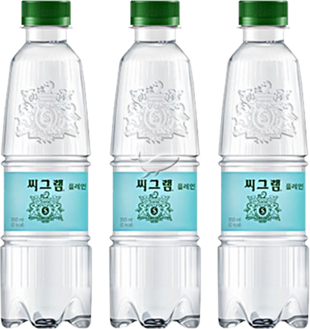 씨그램 플레인 탄산수, 350ml, 12개