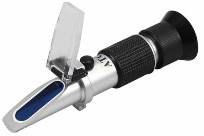 굴절식 당도계 꿀 당도 수분 측정 휴대용 전문가용, 1개