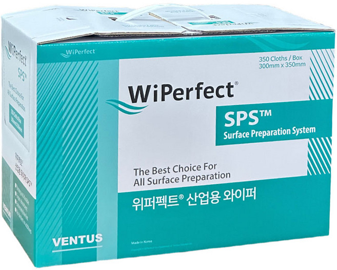 위퍼펙트 SPS 산업용 와이퍼 듀폰 손타라A1000 먼지제거 클리닝 도장용 세정 클린용 탈지포 크린룸 무먼지 정밀청소, 1개, 하늘색
