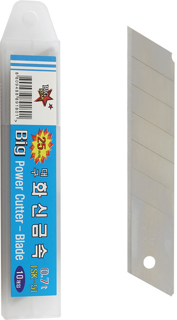 화신 특대 커터날 커터칼날 25mm SK-5 (10pcs)