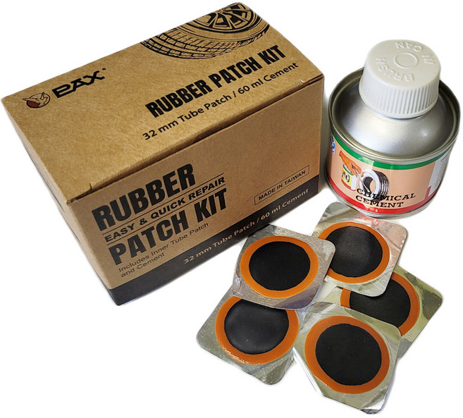 대만산 PAX 휴대용 펑크패치 자전거펑크패치 타이어수리 빵구, 1개