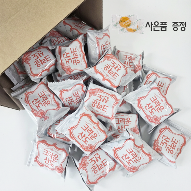 크라운 크라운산도 딸기 대용량 사은품 증정, 56개, 20g