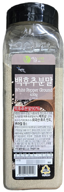 이슬나라 백후추분말 400g, 1개