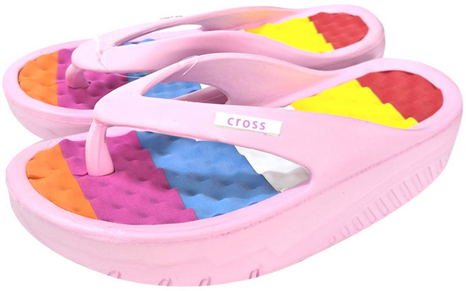 EVA 마사이 쪼리 키높이 5cm 통굽