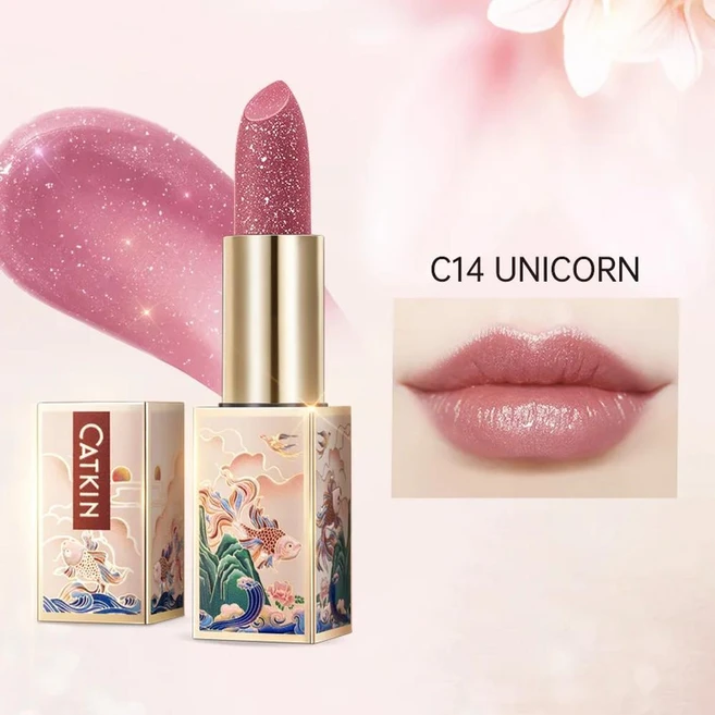 캣킨 스파클링 립밤 달빛 색상 변경 립 스틱, 01 C14 Unicorn, 1개 - 쿠팡