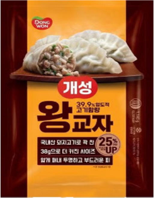 [동원] 개성 왕교자만두, 동원 개성왕교자, 1140g, 2개, 1.14kg, 2개