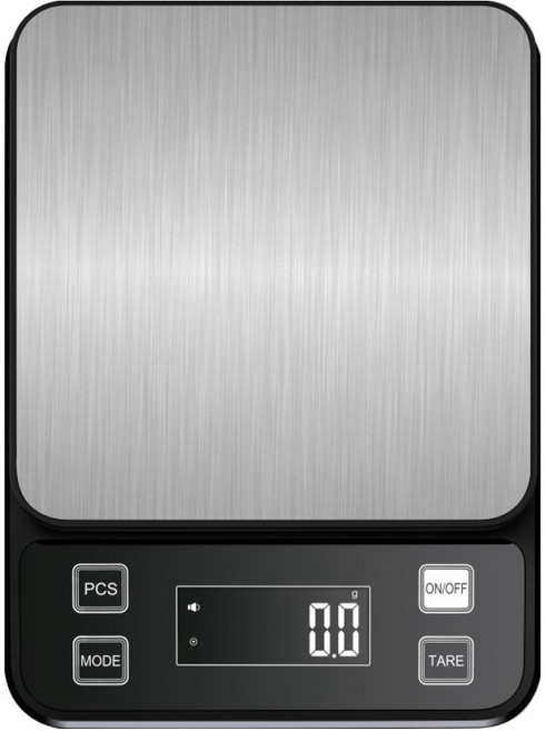 Loftylife 주방저울 5kg 0.1g 고정밀 IP67 방수 방진 AAA 건전지 4개 증정 g kg ml 단위, 1개, DH-F8001-5kg 0.1g