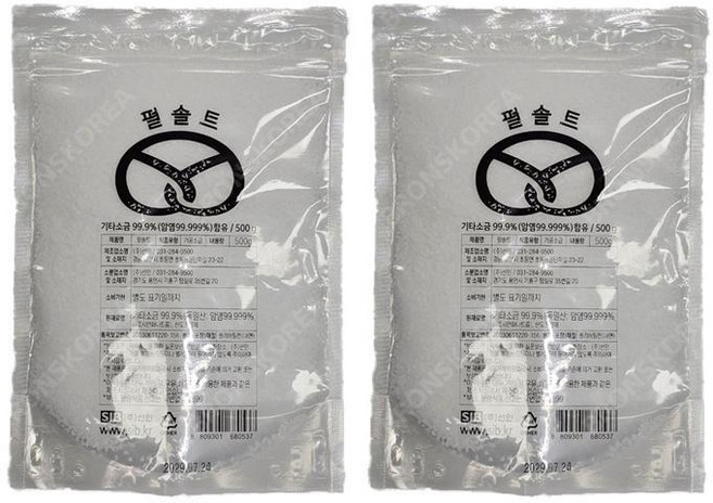 소금빵 프레첼 토핑 시오빵/ 선인 펄솔트, 500g, 2개