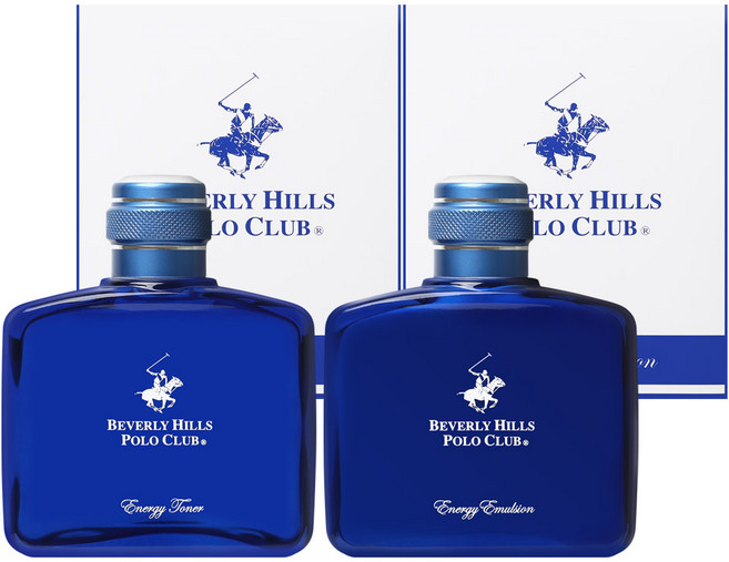 비버리힐스폴로클럽 에너지 스킨1개+로션1개 총2개 150ml 토너 에멀젼, 2개